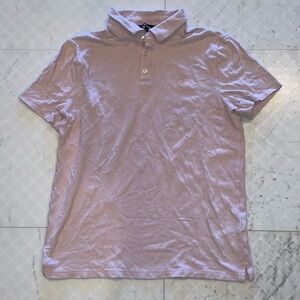 Express pink polo shirt